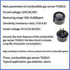 1-5PCS/Lot Original new  TGS813 DIP-6 Combustible gas detection, TGS813 combustible gas sensor