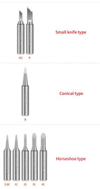 Handif 900M Soldering Iron Tips Lead-Free Pure Cooper Soldering Station Sting 900m Fit 936/937/938/969 Solder Station