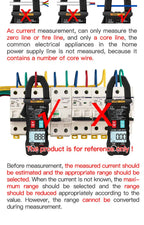 ANENG ST170 Clamp Meter Digital Multimeter Tester 500A AC Current AC/DC Voltage+B18 Highlight Voltage Tester Pen Electrician Set