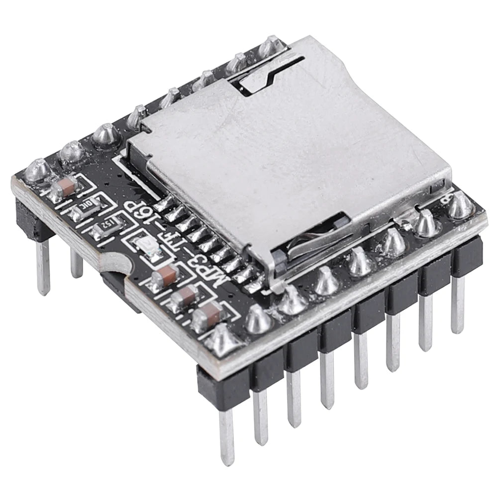 1-5PCS DFPlayer Mini MP3 Player Module V3.0 16P Support TF Card U-Disk Mini MP3 DF Player Audio Voice Module Board for Arduino