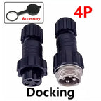 5/10/100Sets GX16 M16 QL16 Plastics 16MM Aviation Plug Male Female Docking Panel Mounted Connector 2/3/4/5/6/7/8/9/10 Pins