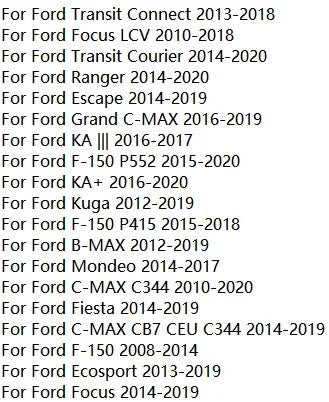 NEVOSA EV6T-1A180-DC TPMS Sensor For Ford Escape Ranger KA+ F-150 Ecosport Kuga Transit Connect Fiesta B-MAX Grand C-MAX 1862980