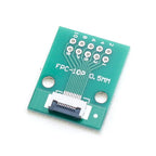 4P/6P/8P/10P/12P/14P/15P/16P/18P/20P/22P/24P/26P/30P/34P/80P FPC/FFC Flexible Cable Adapter Board 0.5mm SMT To 2.54mm Connector
