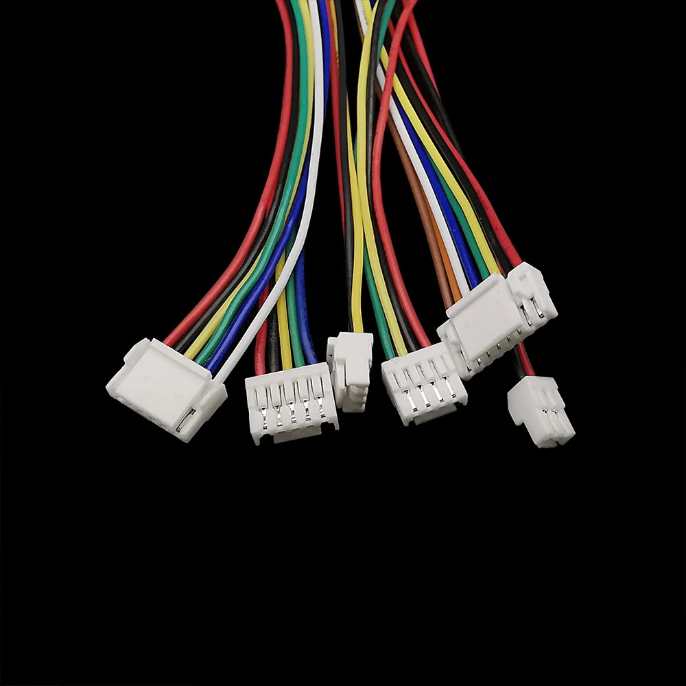 10/20Pcs JST GH1.25 1.25mm Pitch 2P 3P 4P 5P 6P 7P 8P 9P 10Pin Double Head Male Plug Connector With Wire Cables 150mm 28AWG