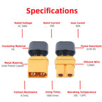 Anderson to XT60 Female Adapter Cable 11.81FT 12awg Ebike Battery Wire  XT60  XT60 Connectors Plugs