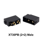 Original Amass XT30(2+2)-F XT30PB(2+2)-M Male Female Gold Plated Plug with Signal Pin XT30U Connector for RC Drone Aircraft Car