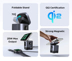UGREEN UNO Qi2 15W Magnetic Wireless Charger Charging Stand With Cable  For iPhone 16 17 Pro Max For MagSafe Fast Charger