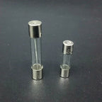 100/72pcs Car Fast-blow Glass Fuses Car Glass Tube Fuses 0.2-20A 0.5-30A Assorted Kit for Car Light Inflator Vacuum Cleaner