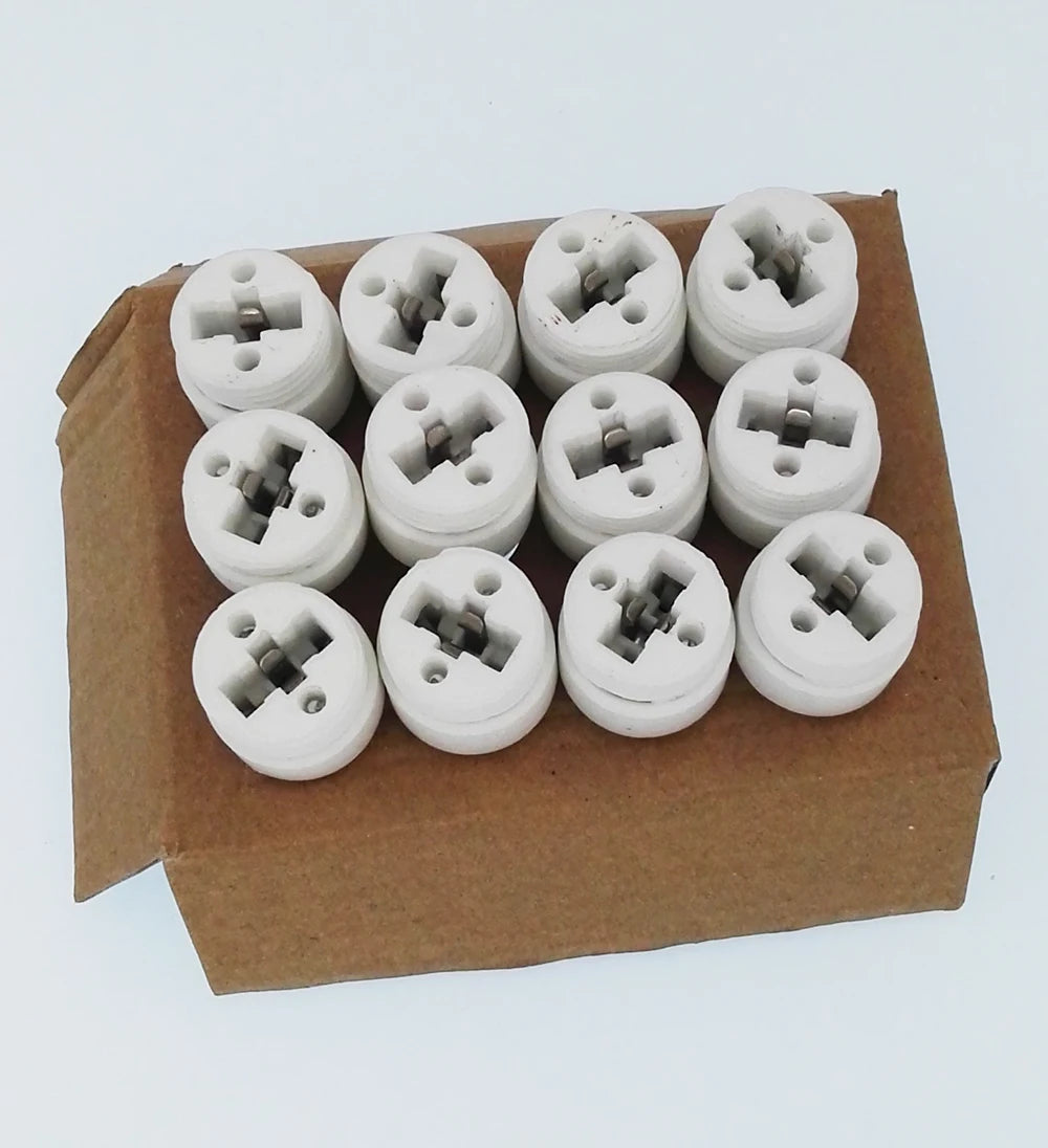 2pcs E14 To G9 Light Socket Adapter Ceramic EU Candelabra Lamp To G9 2Pin Halogen LED CFL Bulb Base Holder Converter