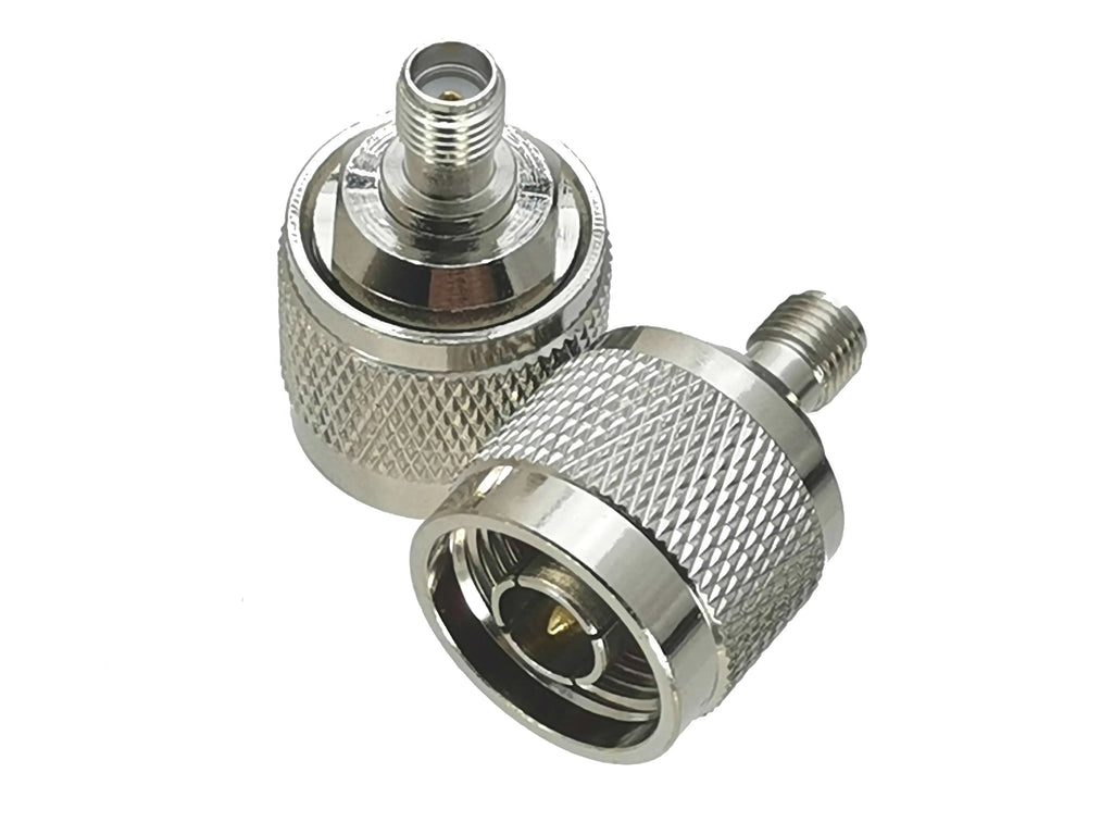 N to SMA RP-SMA Adapter Kit RF Coaxial Connector Set N Male/Female to SMA Male/Female 50 Ohm for Ham Radio