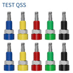 QSS 10PCS 2MM Banana Socket Banana Plug Jack Electrical Connector Terminal Test Hole Electrical Tool
