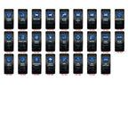 Blue Led Rocker Switch Button 5Pins&7Pins ON OFF ON For Car Marine Boat NARVA ARB Style interior Lights parts Camper Accessories