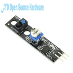1-20PCS TCRT5000 3PIN Tracking Module IR Infrared Line Reflection Track Follower Sensor TCRT5000 Obstacle Avoidanc For Arduino