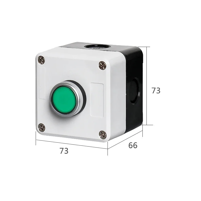 Arrow Symbol Indicating Start and Stop Self-Recovery Waterproof Button Switch Emergency Stop Industrial Hand-Held Control Box
