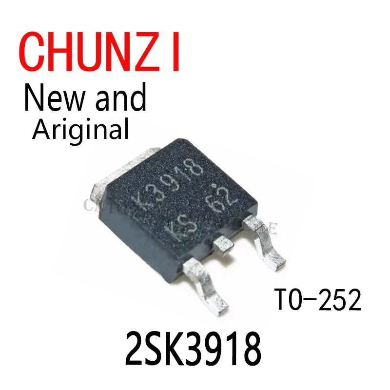 10PCS New and Original SMD K3918 MOSFET Transistor TO-252 2SK3918