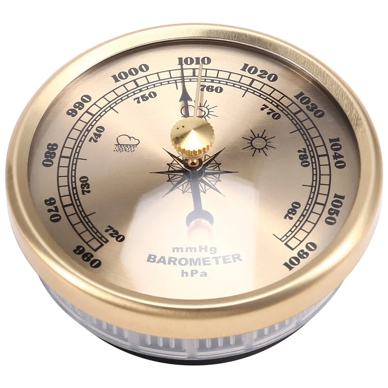 MALL 70Mm Atmospheric Home Barometer Weather Forecasting Instrument Aneroid Barometer Gas Pressure Gauge