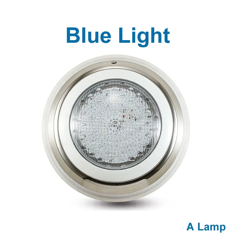 LED Piscina Luz Submersible Lamps Stainless Steel LED Swimming Pool Light IP68 Waterproof 12V Outdoor RGB Underwater Light Pond