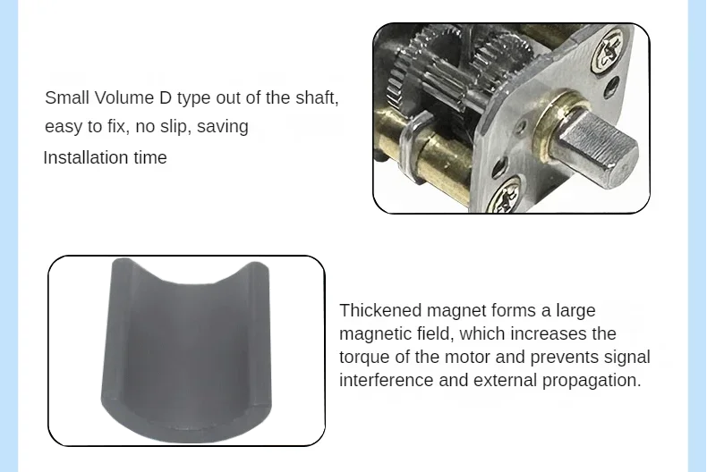 1pcs GA12 N20 DC 12V (Support 9V 6V 3V) Mini Micro Metal Gear Motor High Torque 10002000 4000 RPM