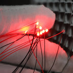 10PCS 12V Wired Led Smd 0805 Led Lamp Flashing Models Train Pre-Soldered Micro Litz with Resistance for Train Railway Landscape