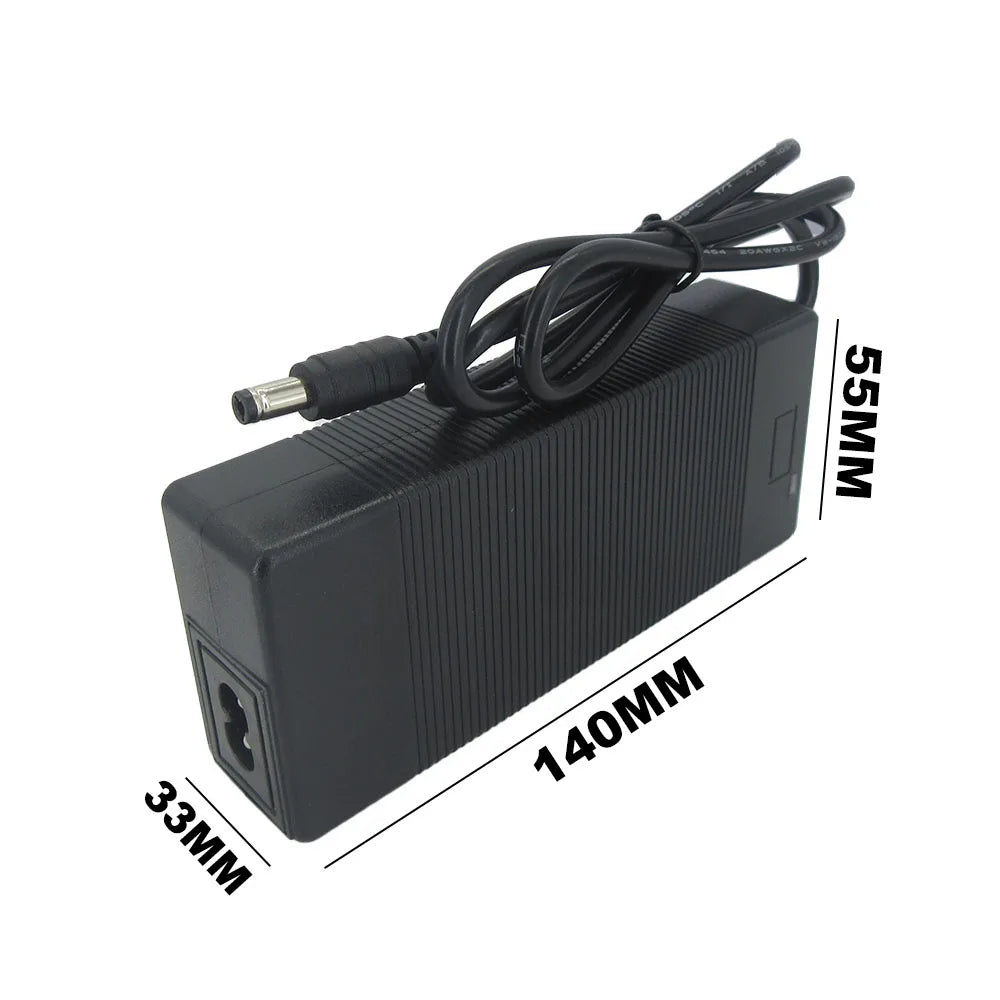 36V Lithium Charger 42V 2A For 10S 36 V 10AH 12AH 15AH 18AH Li-ion 18650 Battery Pack Charger 36V2A DC XLRM GX16