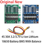 BMS 4S 3.2V 3.7V 30A LiFePO4 / Lithium Battery Charge Protection Board 12.8V 14.4V 18650 32650 Battery Packs With Balance