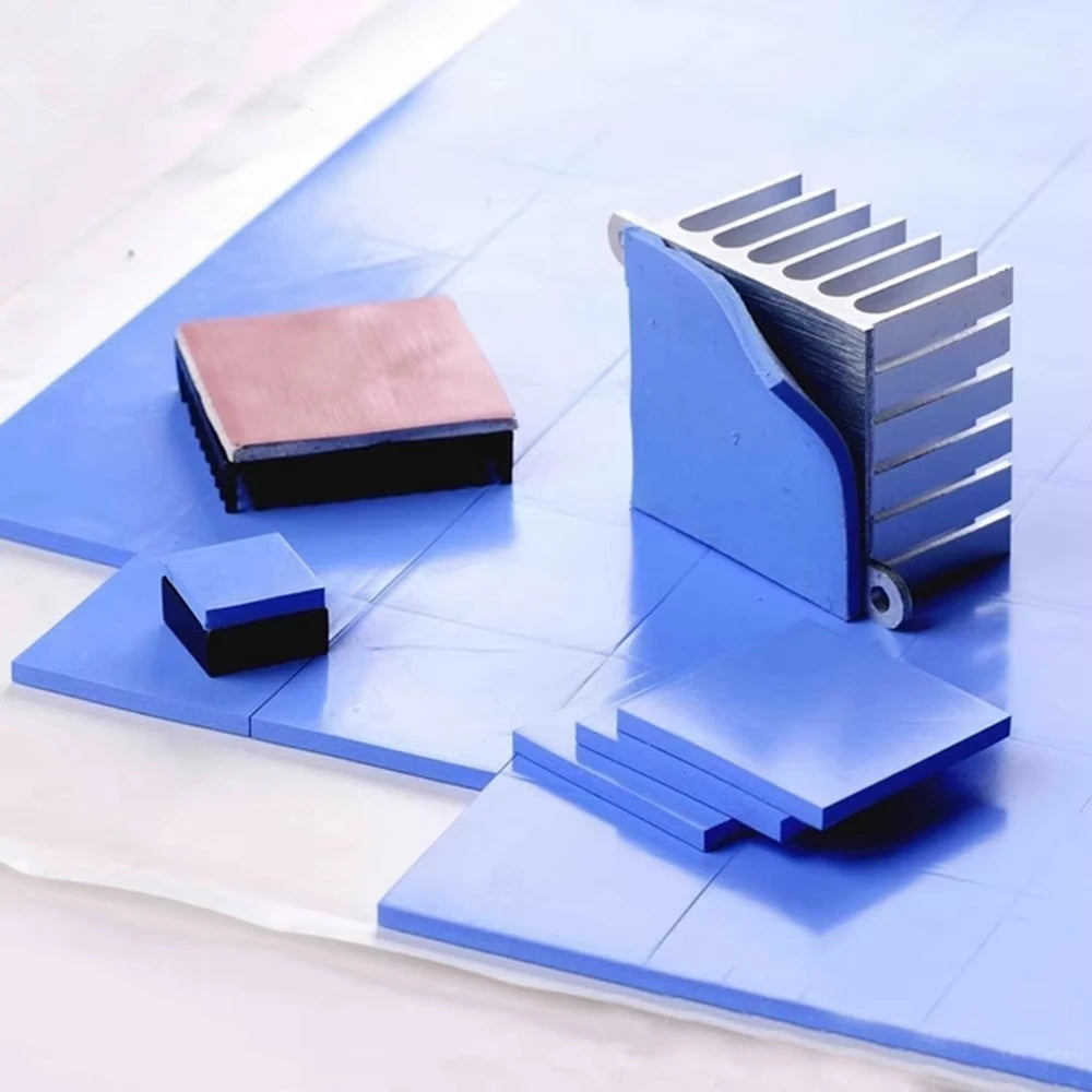 100mm 6.0W/mK PC Computer Processor GPU CPU Heatsink Cooling Thermal Pad High Performance 0.5/1/1.5/2/2.5/3mm Multi Thickness