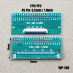 1pcs FPC/FFC Welding 0.5 Seat Connection 0.5mm Pitch Connector SMT To 2.54mm Flexible Cable Adapter Board 6 8 10 20 50 60 80 Pin