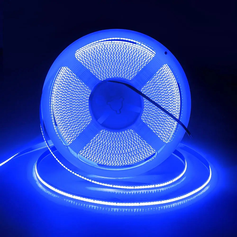 1M 5M 8M 10M 24V COB Led Strip Light Warm White Red Green Ice Blue Pink Golden Yellow Led Tape Adhesive Decor Lighting For Room