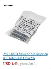 100PCS 0603*4 8P4R 2*4P Network Resistor SMD Array 0 ~ 910 Ohm 1K ~ 910K 2K 2.2K 4.7K 10K 22K 47K 100K 1M 1R 10R 100 220 470 Ohm