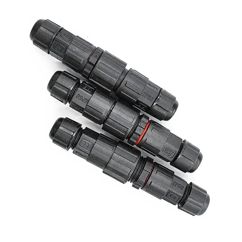 IP68 M16 Welding/Screw Connector 2 3 4 5 6 7 8 9 Pin Connector Line Outdoor Male Female Waterproof Wire Power Aviation Plug