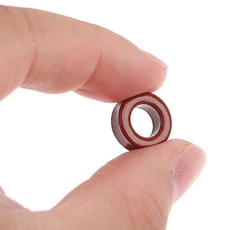 5pcs Carbonyl Iron Powder Cores High Frequency Inductor Core 4.9nH/N2 Ferrite Toroid Core Micro Magnetic Ring T50-2 13*7*5 Mm