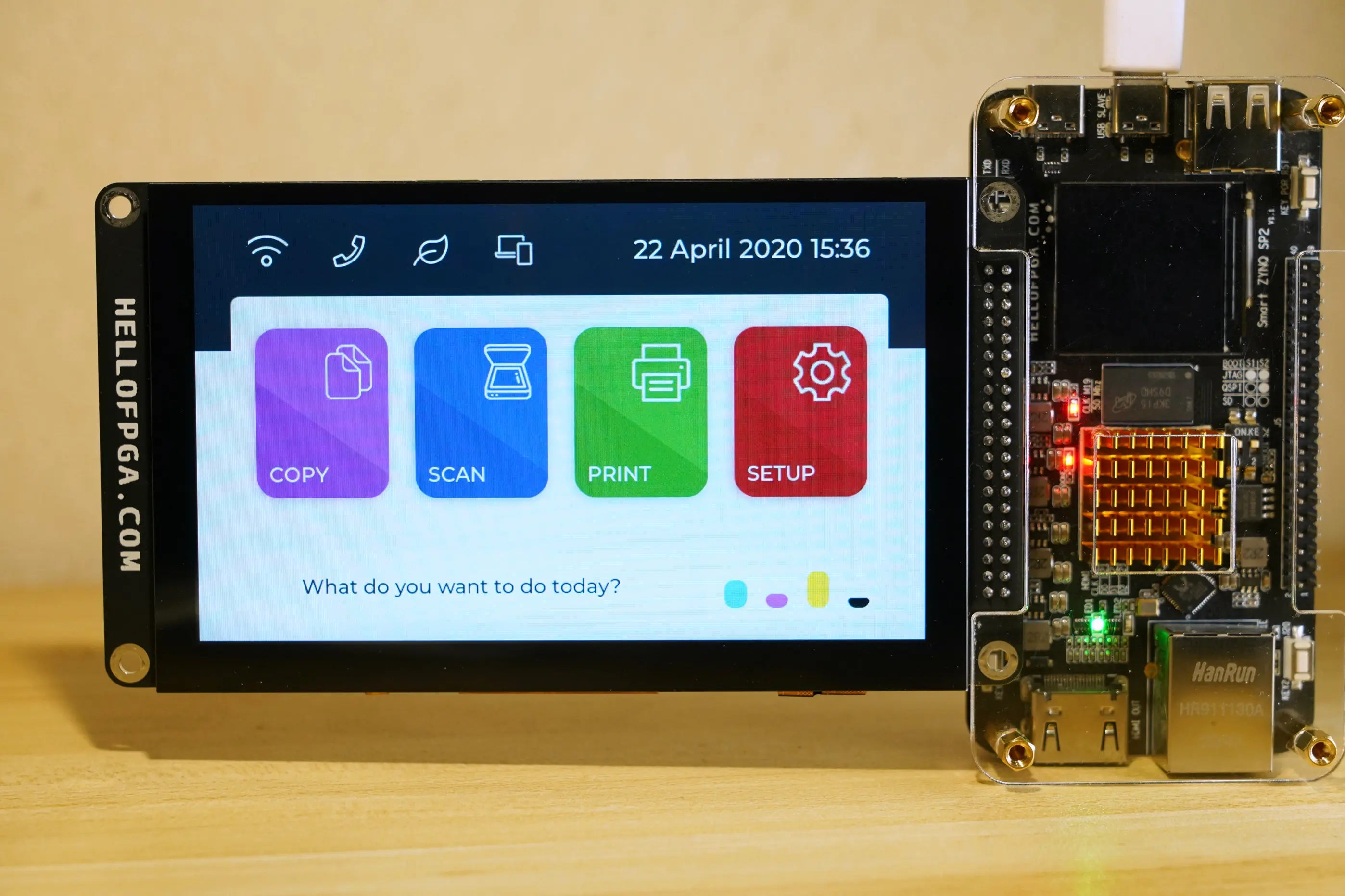 ZYNQ 7020 FPGA Minimum System Development Board Core Board (Smart Zynq SP2 Square Screen) XC7Z020-CLG484