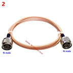 RG142 Coax Cable Double Shielded Crimp for UHF PL259 N Type TNC BNC Male Female Connector Extension Fast Delivery Brass Copper