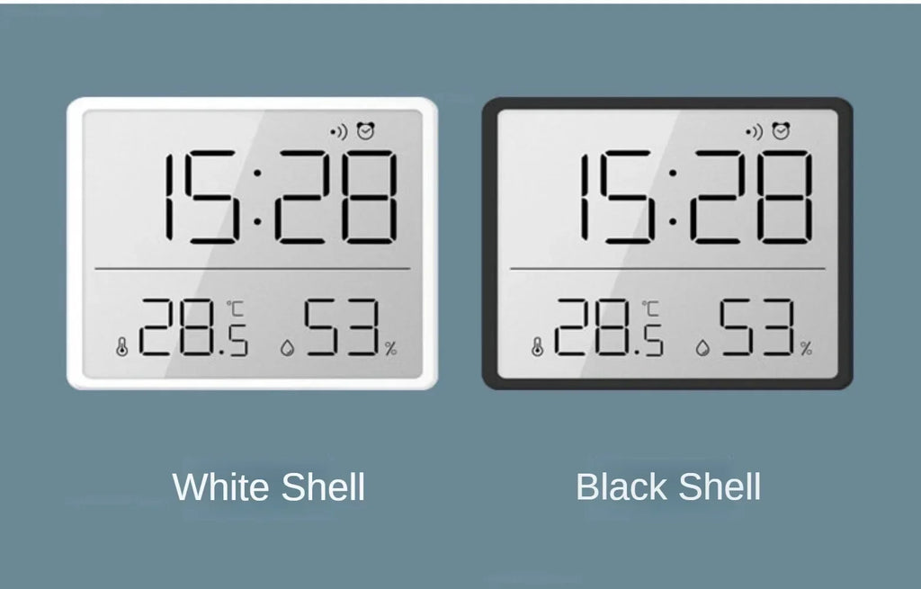Indoor Multifunction Thermometer Hygrometer Automatic Electronic Temperature Humidity Monitor Clock Monitor Wall Monitor Clocks