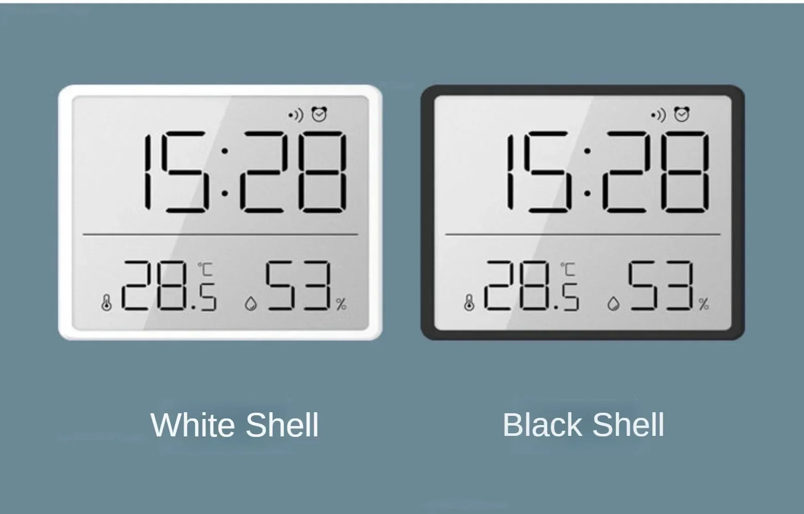 Indoor Multifunction Thermometer Hygrometer Automatic Electronic Temperature Humidity Monitor Clock Monitor Wall Monitor Clocks