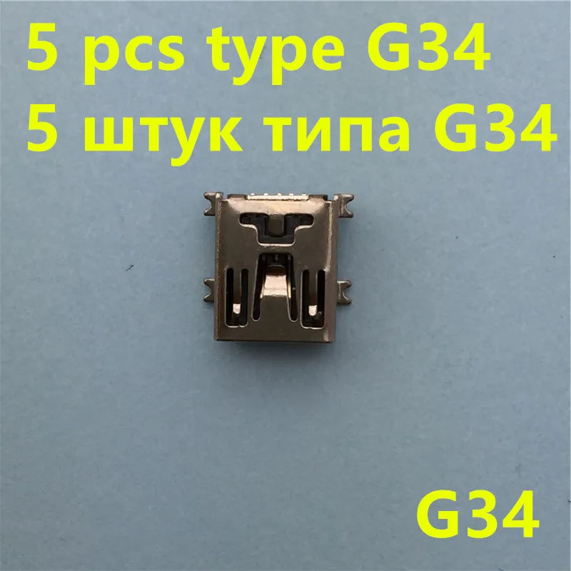 20Models Micro USB 5pin Female Connector For Mobile Phone Charging SMT Socket Data Jack Connector Port PCB Board Drop Shipping