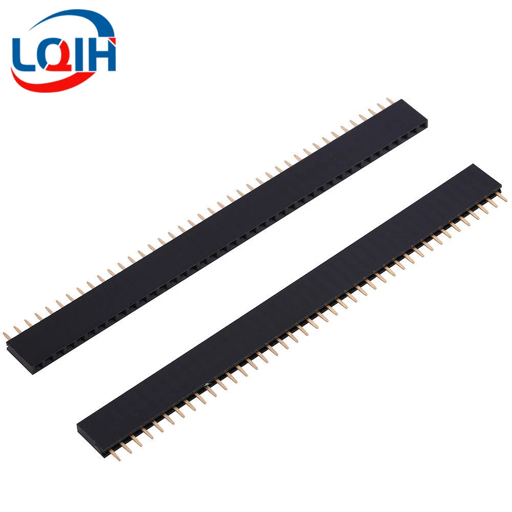Pitch 2.0mm 2.54mm Single Row Pin Female Header Socket 1*2P 3P 4P 5P 6P 7P 8P 9P 10P 11P 12P 13P 14P 15P 16P 20P 40Pin Connector