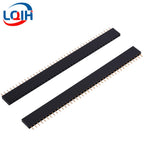 Pitch 2.0mm 2.54mm Single Row Pin Female Header Socket 1*2P 3P 4P 5P 6P 7P 8P 9P 10P 11P 12P 13P 14P 15P 16P 20P 40Pin Connector