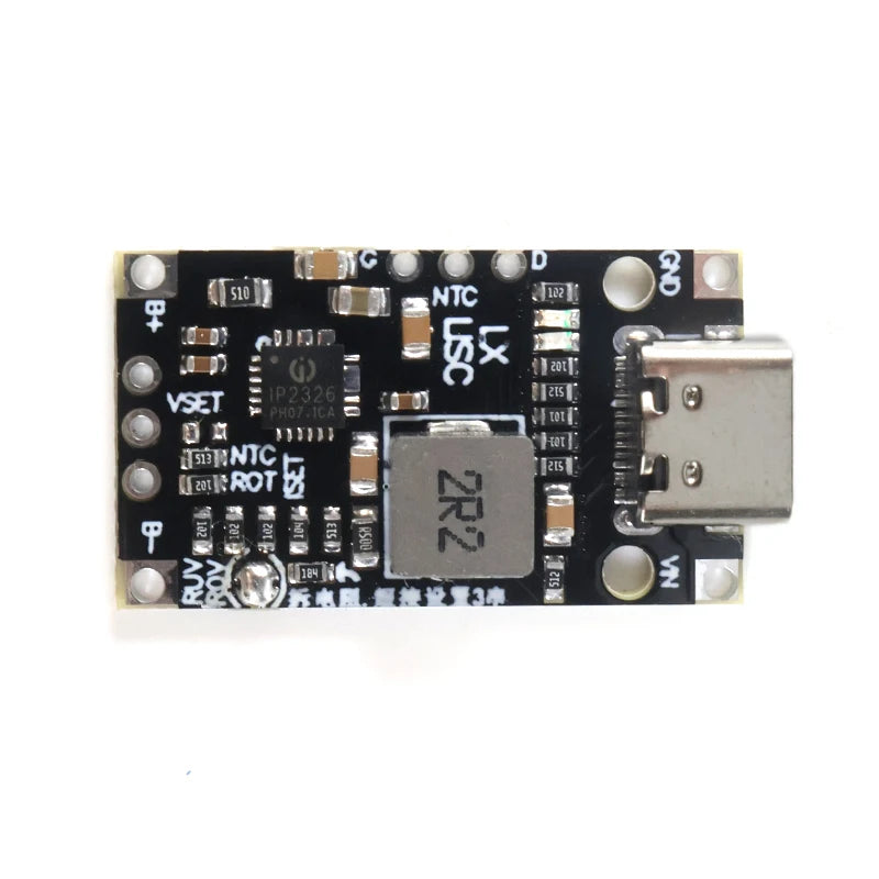Type-C USB 2S 3S Lithium Battery Charger Module 15W with Balance Support QC Fast Charge 8.4V 12.6V 1.5A Boost Converter