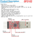 3pcs/lot =1PCS PL2303HX+1PCS CP2102+1PCS CH340G USB TO TTL for arduino PL2303 CP2102 5PIN USB to UART TTL Module