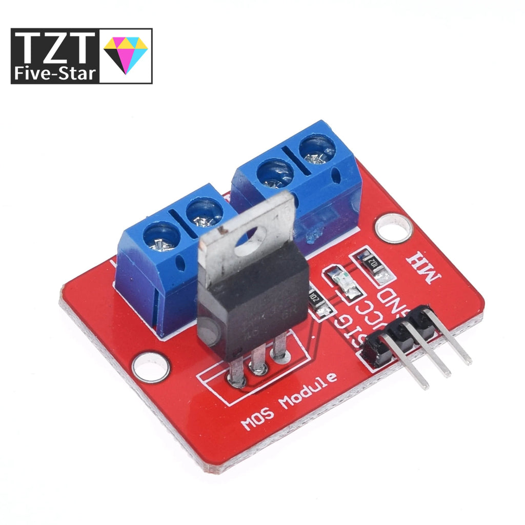 1/5PCS Smart Electronics 0-24V Top Mosfet Button IRF520 MOS Driver Module For Arduino MCU ARM Raspberry pi