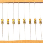 100pcs 1/4W Carbon Film Resistor 100Ω~220KΩ 5% Resistance 100 120 300 330 1K 1.5K 2.2K 3.3K 10K  20K 100K 150K 220K Ohm