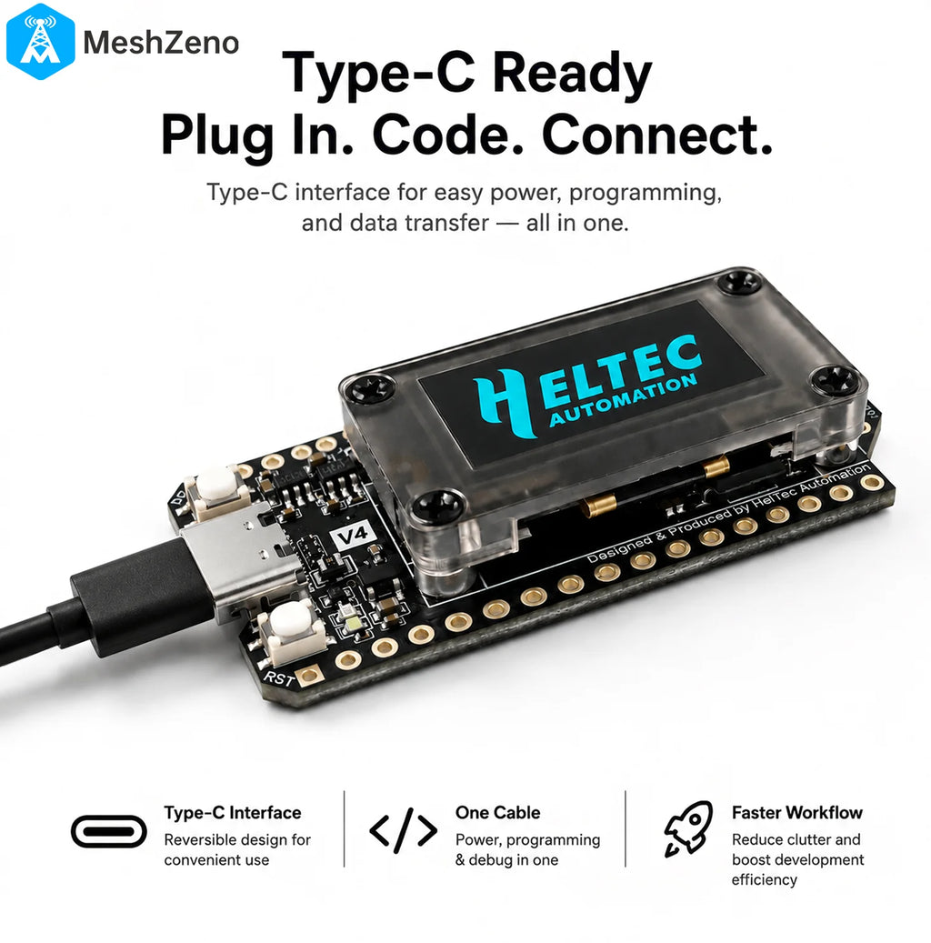 Heltec WiFi LoRa 32 V4.3.1 ESP32 S3R8 LoRa Node 8MB PSRAM Compatible With Meshtastic Meshcore and LoRaWAN