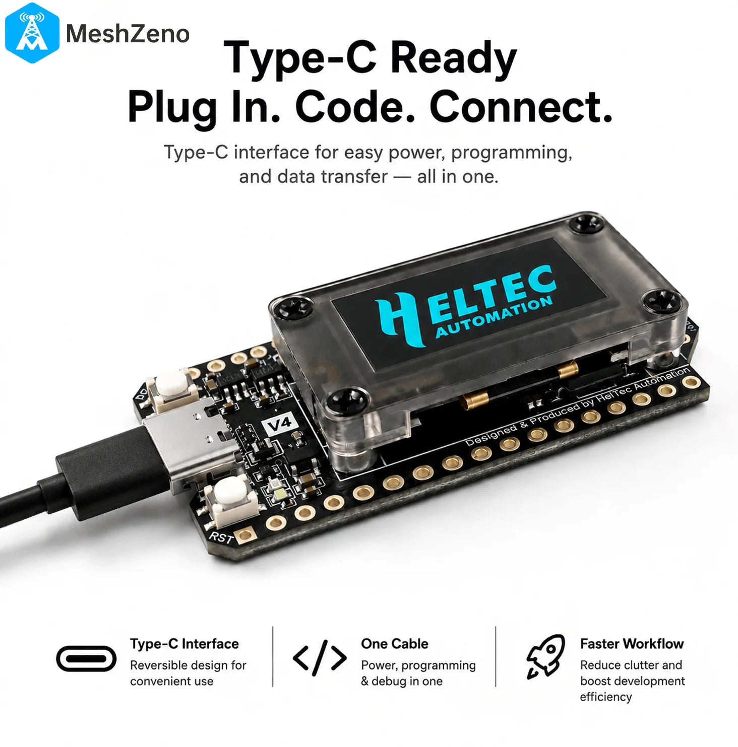 Heltec WiFi LoRa 32 V4.3.1 ESP32 S3R8 LoRa Node 8MB PSRAM Compatible With Meshtastic Meshcore and LoRaWAN