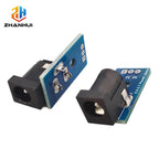 2/5PCS 5.5x2.1mm DC005 Power Jack DIP Adapter Board PCB Mount DC Power Socket Breadboard Interface Test Conversion Connector