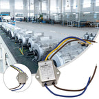 Power Filter Line Audio Purifier CW1BL AC 250V AntiInterference Designed for Electrical and Household Equipment Rated 3A 6A 10A
