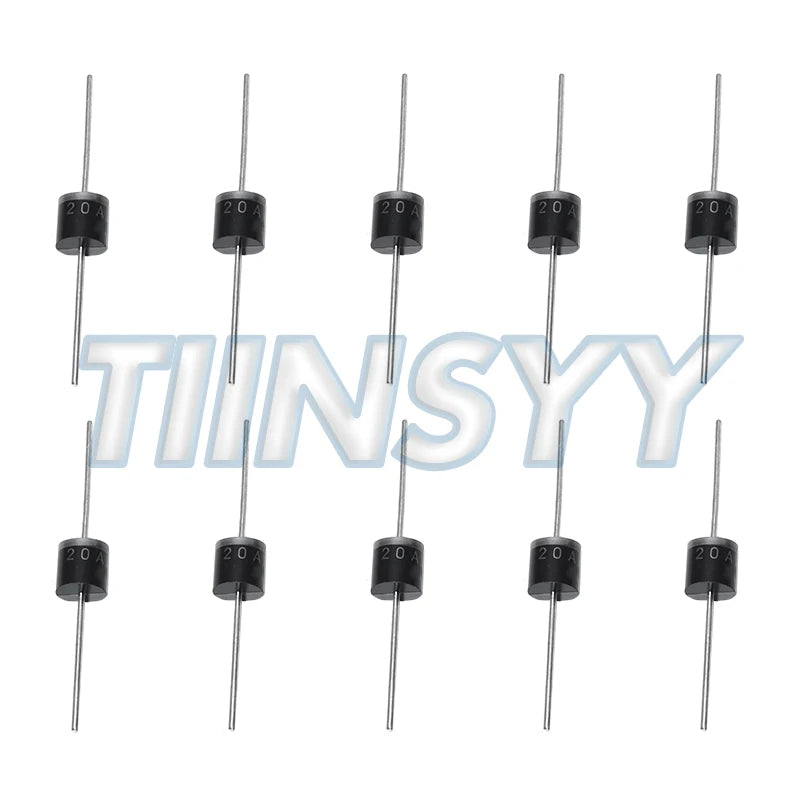 20pcs/lot 6A10 10A10 20A10 30A10 10A20 Rectifier Diode 6A 10A 20A 30A 1000V 2000V R-6