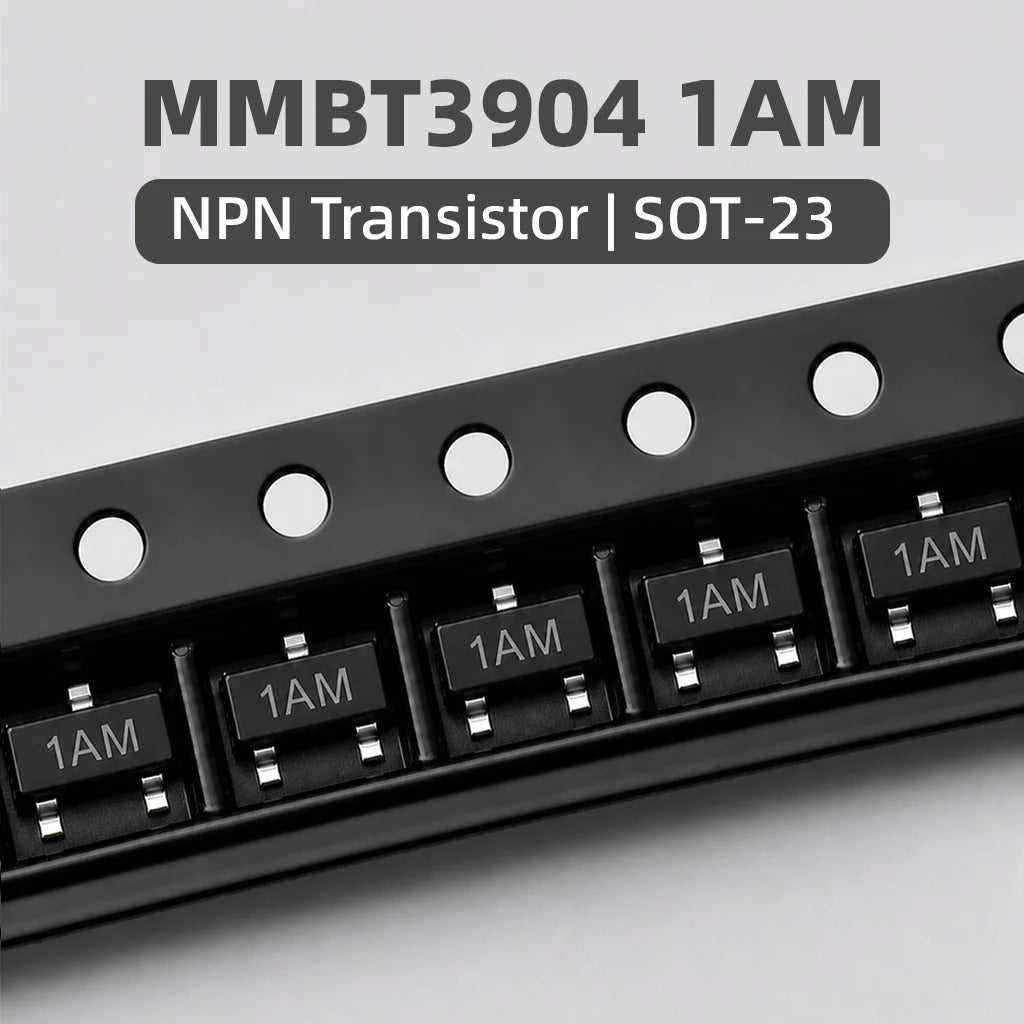 50PCS MMBT3904 MMBT3906 SOT-23 SMD Transistor NPN PNP General Purpose Switching BJT 1AM 2A Marking Code Electronic Components