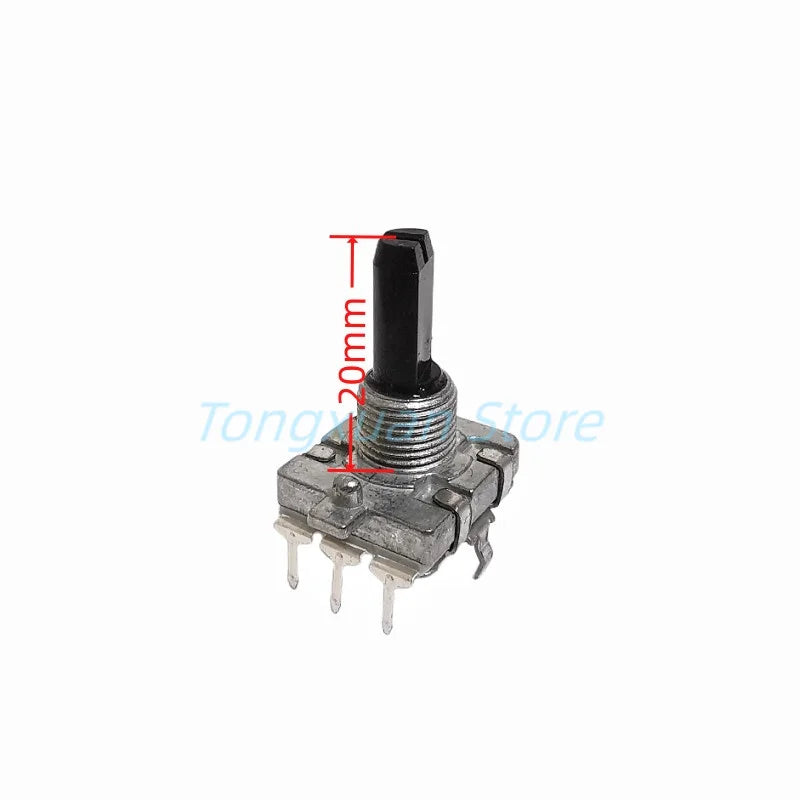 1pc EC16 Rotary Encoder 24 Position Pulse Digital Rotary 3Pin Amplifier Volume Switch Induction Cooker Switch 15/20MM Half Shaft