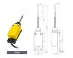 ENMG ET8108-CF IP67 Waterproof Travel Limit Switch Mechanical Position Switch Roller Lever for Industrial Equipment Farm Manure